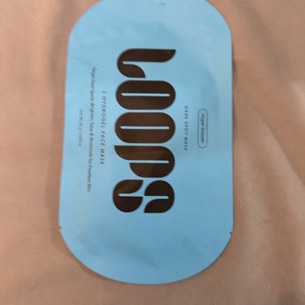 Loops Beauty Hyper Smooth Hydrogel Face Mask Dark Spots 1 Mask